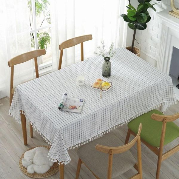 table cloth 2021 blue plaid thicken tea cover wedding party banquet linen cotton tablecloth tassel dust-proof
table cloth 2021 blue plaid thicken tea cover wedding party banquet linen cotton tablecloth tassel dust-proof