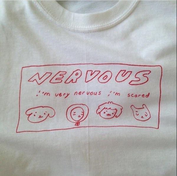 pudo hjn nervous drawing cute graphic tee tumblr fashion quotes t-shirt summer casual white shirt
pudo hjn nervous drawing cute graphic tee tumblr fashion quotes t-shirt summer casual white shirt