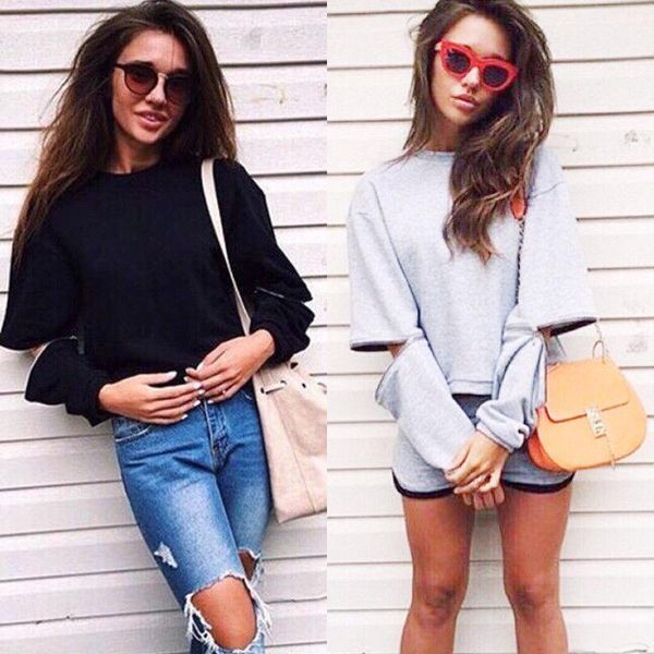 women's hoodies & sweatshirts fashion women long sleeve jumper black pullover o-neck hoodis casual ladies gray sweatshirt female appar
women's hoodies & sweatshirts fashion women long sleeve jumper black pullover o-neck hoodis casual ladies gray sweatshirt female appar
