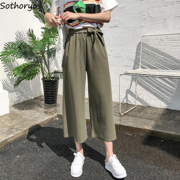 women's pants & capris women solid elastic wide leg womens chic simple high waist hip hop summer casual bf korean style students haraju, Black;white
women's pants & capris women solid elastic wide leg womens chic simple high waist hip hop summer casual bf korean style students haraju, Black;white