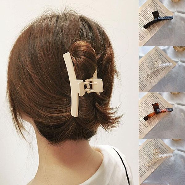 hair accessories women girls solid color acrylic hairpin elegant ponytail holder bath clip diy styling tool
hair accessories women girls solid color acrylic hairpin elegant ponytail holder bath clip diy styling tool