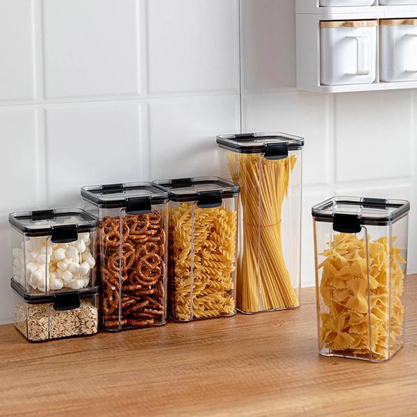 storage bottles & jars plastic food grade box sealed tank transparent bottle jar container snack nuts grain coffee can kitchen household
storage bottles & jars plastic food grade box sealed tank transparent bottle jar container snack nuts grain coffee can kitchen household