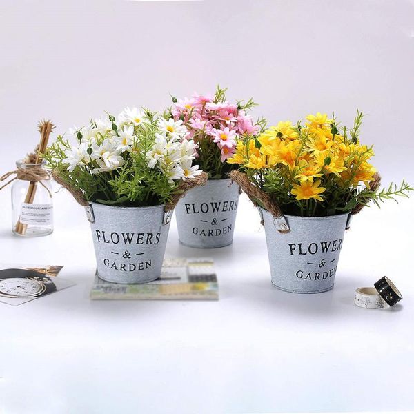 decorative flowers & wreaths artificial daisy plants set of 3 with metal pot for christmas home wedding decoration fake
decorative flowers & wreaths artificial daisy plants set of 3 with metal pot for christmas home wedding decoration fake