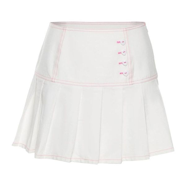 skirts women high waist zipper white pleated mini skirt kawaii heart buttons ruffles flared hem a-line summer tennis school uniform str, Black
skirts women high waist zipper white pleated mini skirt kawaii heart buttons ruffles flared hem a-line summer tennis school uniform str, Black