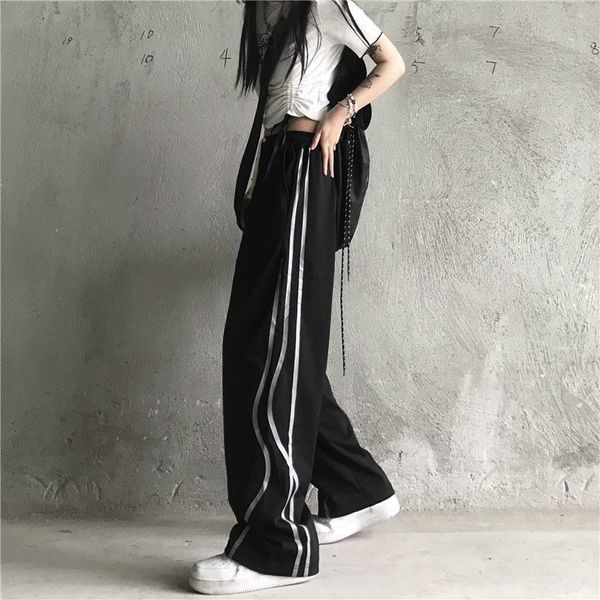 women's pants & capris ladies autumn and winter y2k traight wide leg pant sweatpants jogger siz harajuku simple vintage long women stre, Black;white
women's pants & capris ladies autumn and winter y2k traight wide leg pant sweatpants jogger siz harajuku simple vintage long women stre, Black;white