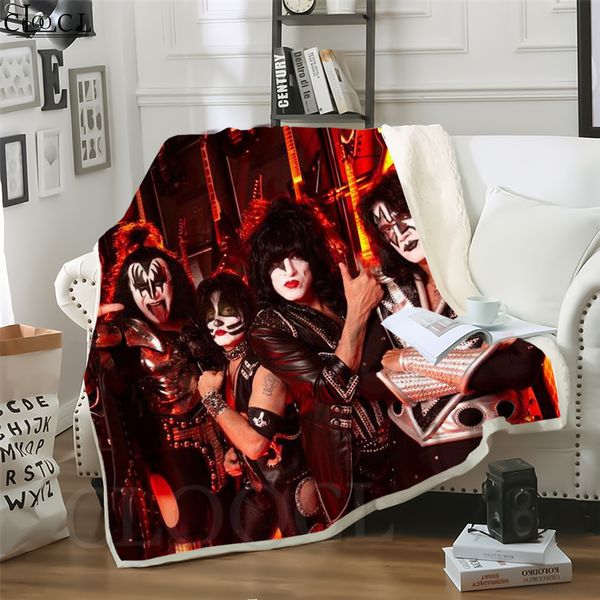 cloocl new arena rock kiss band 3d print casual style conditioning blanket sofa teens bedding throw blankets plush quilt
cloocl new arena rock kiss band 3d print casual style conditioning blanket sofa teens bedding throw blankets plush quilt