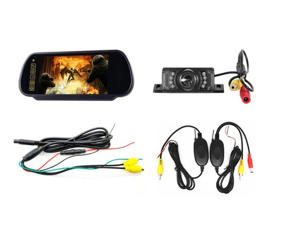 new wireless reverse parking assist 7 inch tft lcd car mirror monitor with camera 6 led waterproof car backup rear view camera
new wireless reverse parking assist 7 inch tft lcd car mirror monitor with camera 6 led waterproof car backup rear view camera