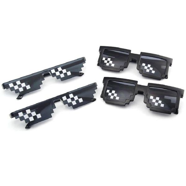 fashion sunglasses frames mosaic pixelated men women party eyeglasses vintage eyewear gift toy glasses, Black
fashion sunglasses frames mosaic pixelated men women party eyeglasses vintage eyewear gift toy glasses, Black