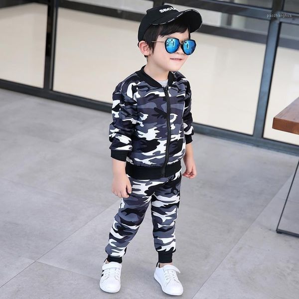 clothing sets spring autumn boys girls camouflage tracksuit clothes set kids cardigan trousers sport suit children disguise1, White
clothing sets spring autumn boys girls camouflage tracksuit clothes set kids cardigan trousers sport suit children disguise1, White