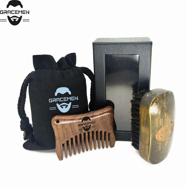 moq 100 sets oem custom logo mini retro hair beard mustache grooming suits beards brush and wood comb portable small travel kits, Silver
moq 100 sets oem custom logo mini retro hair beard mustache grooming suits beards brush and wood comb portable small travel kits, Silver