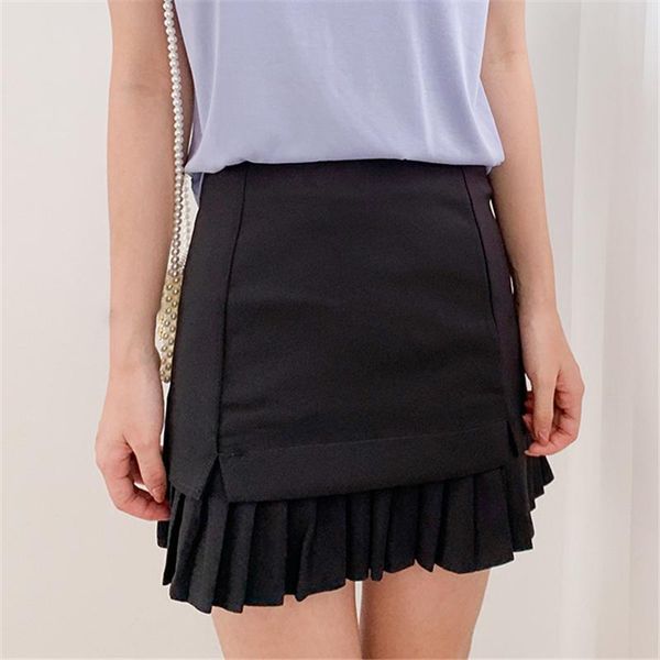 skirts summer casual women solid high waist mini pleated a-line skirt kawaii students office lady empire female above knee, Black
skirts summer casual women solid high waist mini pleated a-line skirt kawaii students office lady empire female above knee, Black