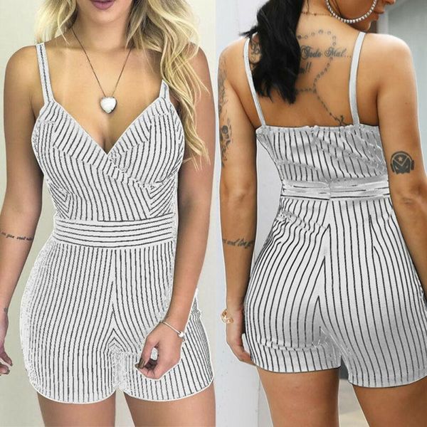 women's jumpsuits & rompers ladies fashion womens holiday playsuit romper sleeveless jumpsuit summer beach bodysuit size s-xl, Black;white
women's jumpsuits & rompers ladies fashion womens holiday playsuit romper sleeveless jumpsuit summer beach bodysuit size s-xl, Black;white