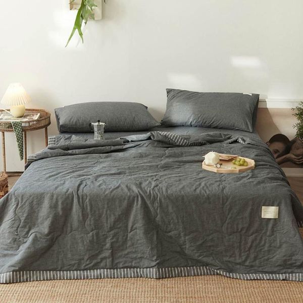 comforters & sets svetanya japanese grey summer air conditioning quilt yarn dyed throws blanket washable cotton plaids twin queen size
comforters & sets svetanya japanese grey summer air conditioning quilt yarn dyed throws blanket washable cotton plaids twin queen size