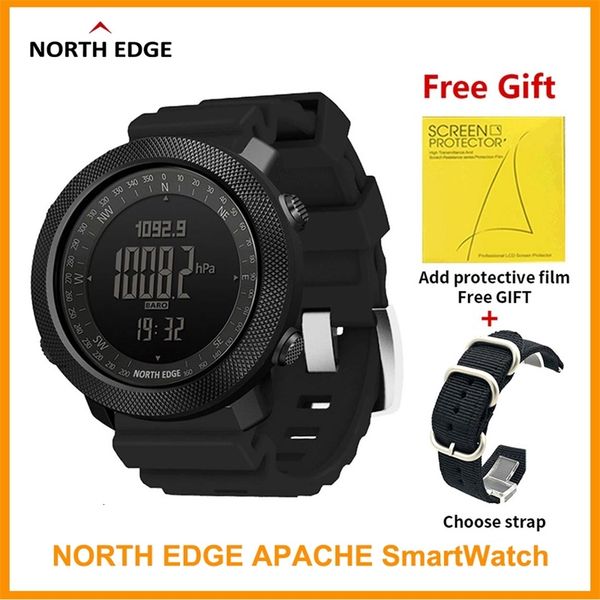 original north edge apache sports smartwatch compass waterproof 50m swimming altimeter barometer military watch watches