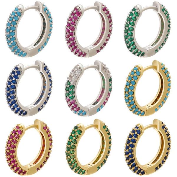 hoop & huggie 1piece shiny colorful neon zircon earring for women, gold plated cz earrings jewelry, Golden;silver
hoop & huggie 1piece shiny colorful neon zircon earring for women, gold plated cz earrings jewelry, Golden;silver