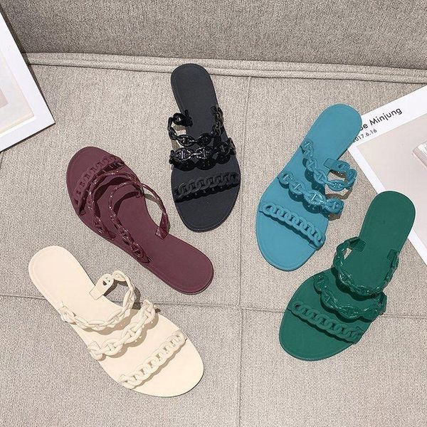 slippers european and american foreign trade big brand same style fashionable ladies sandals products outdoor wear b, Black
slippers european and american foreign trade big brand same style fashionable ladies sandals products outdoor wear b, Black