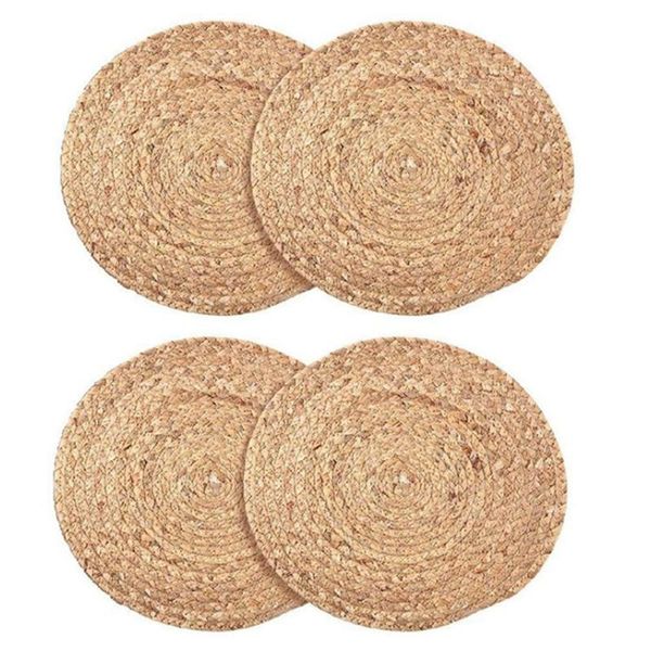 4pcs kitchen table mat round placemat coasters natural straw placemats cup kitchen accessories home decoration
4pcs kitchen table mat round placemat coasters natural straw placemats cup kitchen accessories home decoration