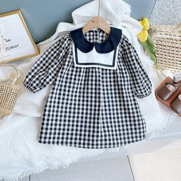 girl's dresses 2021 girls plaid dress children doll collar princess baby long sleeve cute for teen1, Red;yellow
girl's dresses 2021 girls plaid dress children doll collar princess baby long sleeve cute for teen1, Red;yellow