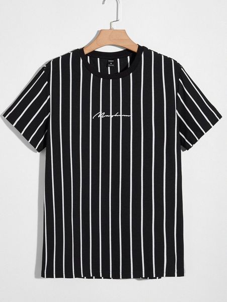 men vertical stripe letter graphic tee j8tg#, White;black
men vertical stripe letter graphic tee j8tg#, White;black