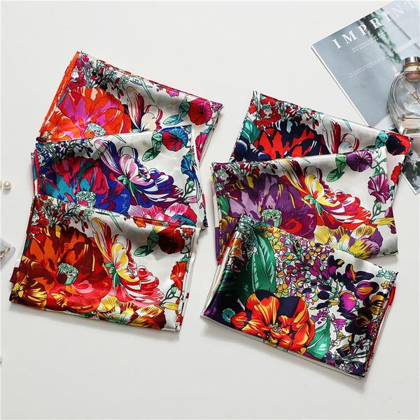 scarves 90cm square scarf women bandana lady head large hijab hair band silk wraps shawl headband female foulard summer 2021, Blue;gray
scarves 90cm square scarf women bandana lady head large hijab hair band silk wraps shawl headband female foulard summer 2021, Blue;gray