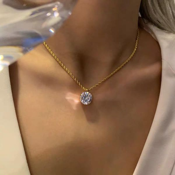 pendant necklaces simple necklace women single rhinestone clavicle chain ladies, Silver
pendant necklaces simple necklace women single rhinestone clavicle chain ladies, Silver