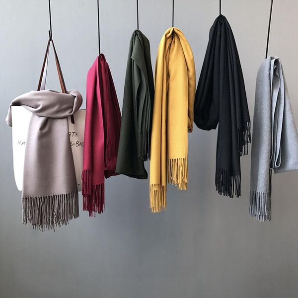 scarves autumn winter scarf female fashion super long acrylic solid color warm shawl dual thickening wrap women accessories lady, Blue;gray
scarves autumn winter scarf female fashion super long acrylic solid color warm shawl dual thickening wrap women accessories lady, Blue;gray