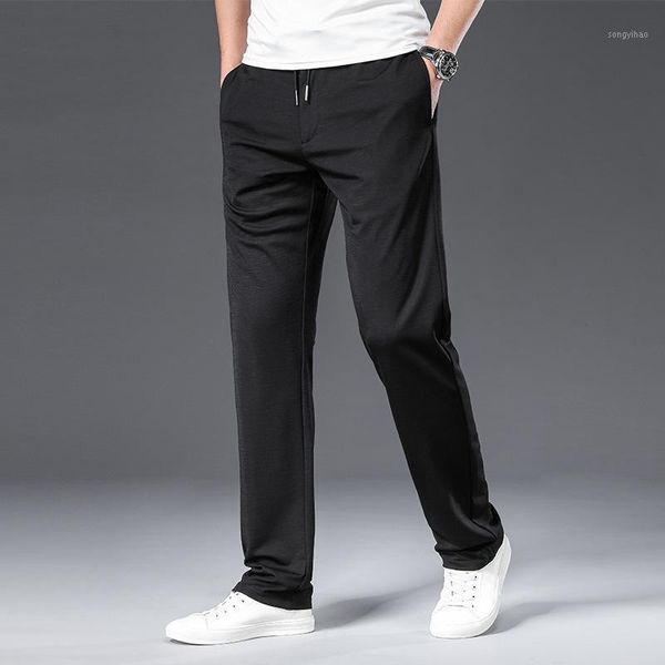 men's pants summer soft thin men fashion casual elastic waist long trousers male stretch straight pant plus size black brand clothing
men's pants summer soft thin men fashion casual elastic waist long trousers male stretch straight pant plus size black brand clothing