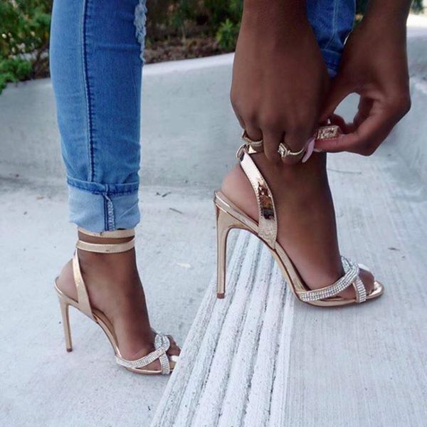 handmade ladies stiletto high heeled sandals classic simple style open-toe buckle ankle strap summer evening party prom fashion daily shoes, Black
handmade ladies stiletto high heeled sandals classic simple style open-toe buckle ankle strap summer evening party prom fashion daily shoes, Black