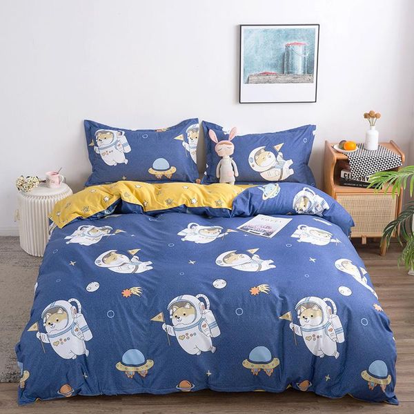 bedding sets home textiles navy blue dog astronaut set kids child duvet cover bed sheets linen multi-size quilt pillowcases
bedding sets home textiles navy blue dog astronaut set kids child duvet cover bed sheets linen multi-size quilt pillowcases