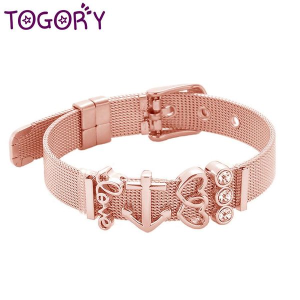 charm bracelets mesh slide crystal love heart charms fine bracelet stainless steel for woman valentine's day jewelry, Golden;silver
charm bracelets mesh slide crystal love heart charms fine bracelet stainless steel for woman valentine's day jewelry, Golden;silver
