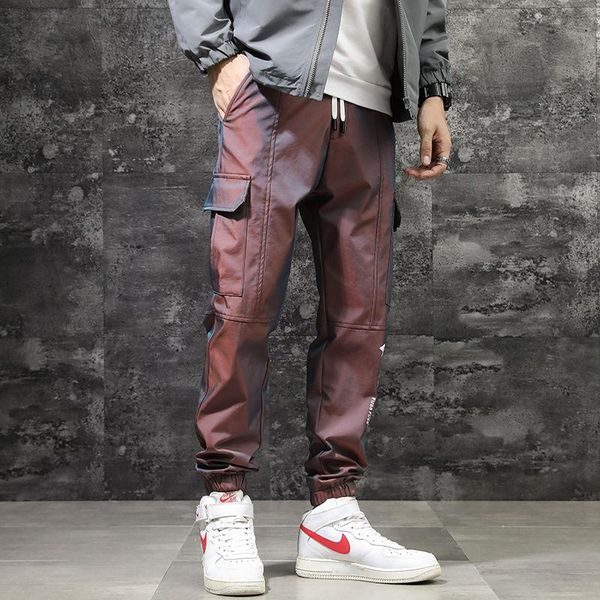 men's pants men hip hop streetwear fashion casual fluorescent reflective harem khaki joggers skinny outdoor cargo, Black
men's pants men hip hop streetwear fashion casual fluorescent reflective harem khaki joggers skinny outdoor cargo, Black