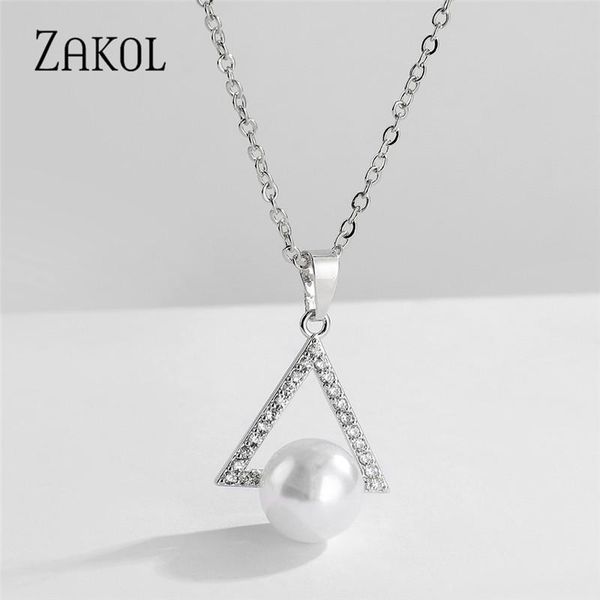 chains zakol fashion cubic zircon & imitation pearls link chain pendant necklaces for women wedding anniversary jewelry np2227, Silver
chains zakol fashion cubic zircon & imitation pearls link chain pendant necklaces for women wedding anniversary jewelry np2227, Silver