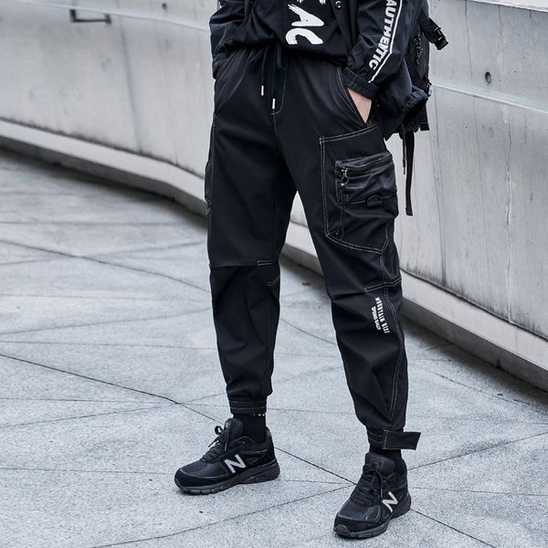 new men multi-pocket elastic waist 2021 autumn harem pant street punk hip hop casual trousers joggers male cargo pants btx7 2daq, Black
new men multi-pocket elastic waist 2021 autumn harem pant street punk hip hop casual trousers joggers male cargo pants btx7 2daq, Black