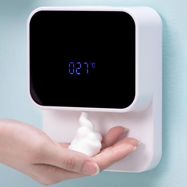 liquid soap dispenser wall-mounted led automatic sensor foam hand washing machine ir kitchen lotion pump for bathroom
liquid soap dispenser wall-mounted led automatic sensor foam hand washing machine ir kitchen lotion pump for bathroom