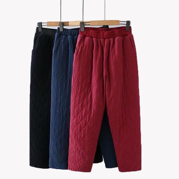 women's pants & capris plus size 4xl women trousers loose winter warm cotton vestidos elastic waist casual harem ah29, Black;white
women's pants & capris plus size 4xl women trousers loose winter warm cotton vestidos elastic waist casual harem ah29, Black;white