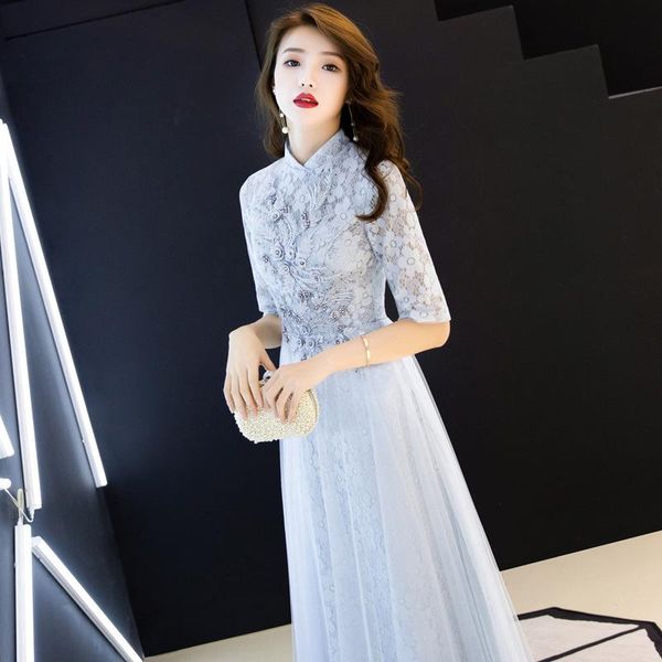 lace embroidery chinese oriental wedding female half sleeve cheongsam vintage evening dress elegant celebrity banquet dresses, Red
lace embroidery chinese oriental wedding female half sleeve cheongsam vintage evening dress elegant celebrity banquet dresses, Red