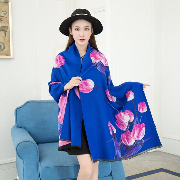 scarves tulip shawl air-conditioned room thickened office warm imitation cashmere cloak outside the autumn and winter women's two-use, Blue;gray
scarves tulip shawl air-conditioned room thickened office warm imitation cashmere cloak outside the autumn and winter women's two-use, Blue;gray