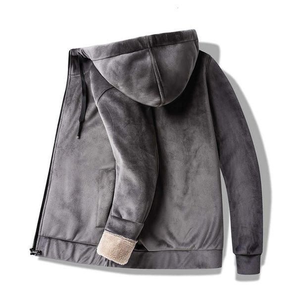 autumn and winter men's plush thickened hooded corduroy silver fox velvet sweater large cardigan coat men, Black;brown
autumn and winter men's plush thickened hooded corduroy silver fox velvet sweater large cardigan coat men, Black;brown