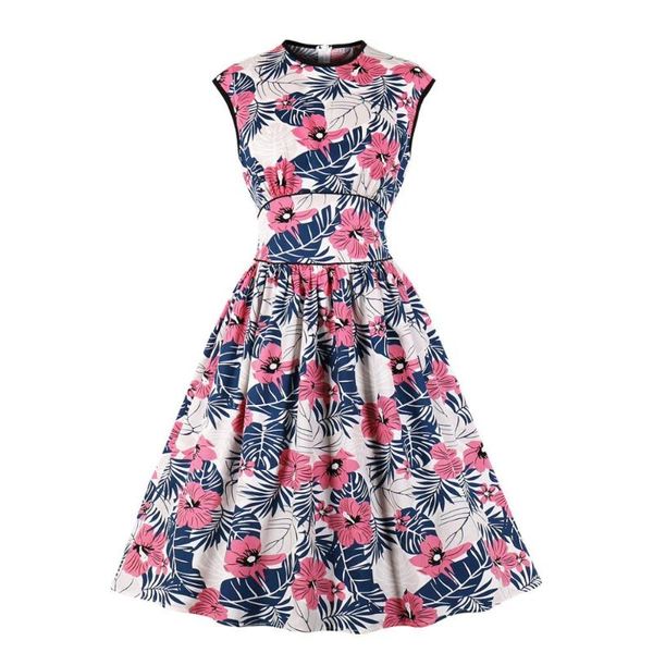 casual dresses high waist summer beach floral dress 2021 sleeveless women ladies office rockabilly vestidos sp1297, Black;gray
casual dresses high waist summer beach floral dress 2021 sleeveless women ladies office rockabilly vestidos sp1297, Black;gray