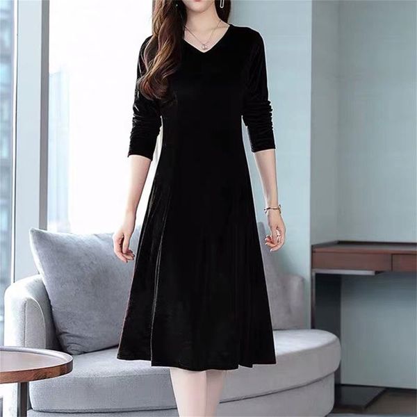 casual dresses women summer solid color satin dress long sleeve v-neck velvet slim high waist maxi elegent cocktail party robe, Black;gray
casual dresses women summer solid color satin dress long sleeve v-neck velvet slim high waist maxi elegent cocktail party robe, Black;gray