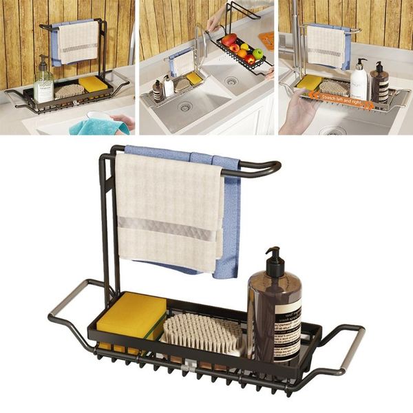 kitchen storage & organization sink organizer stainless steel rack dish drying drain basket sponge soap towel holder accessories
kitchen storage & organization sink organizer stainless steel rack dish drying drain basket sponge soap towel holder accessories