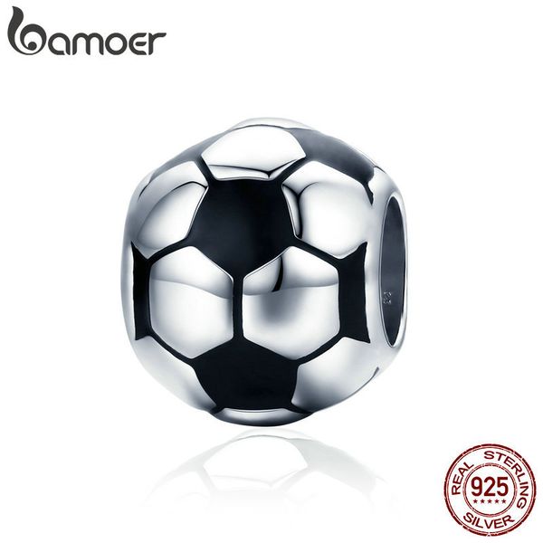 bamoer genuine 100% 925 sterling silver sport football love ball charm beads fit women bracelet & necklaces jewelry scc666 q0531, Black
bamoer genuine 100% 925 sterling silver sport football love ball charm beads fit women bracelet & necklaces jewelry scc666 q0531, Black