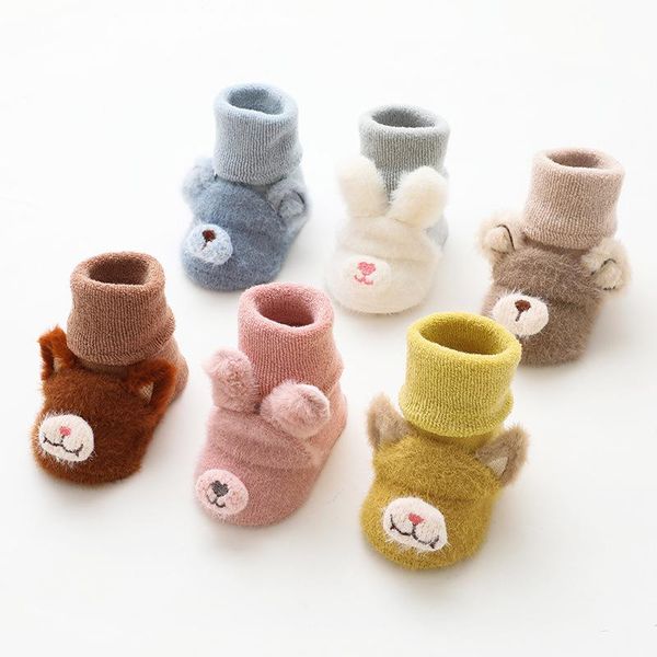 socks cute winter baby plush cartoon animal born girl boy short anti slip warm infant toddler with rubber soles, Pink;yellow
socks cute winter baby plush cartoon animal born girl boy short anti slip warm infant toddler with rubber soles, Pink;yellow