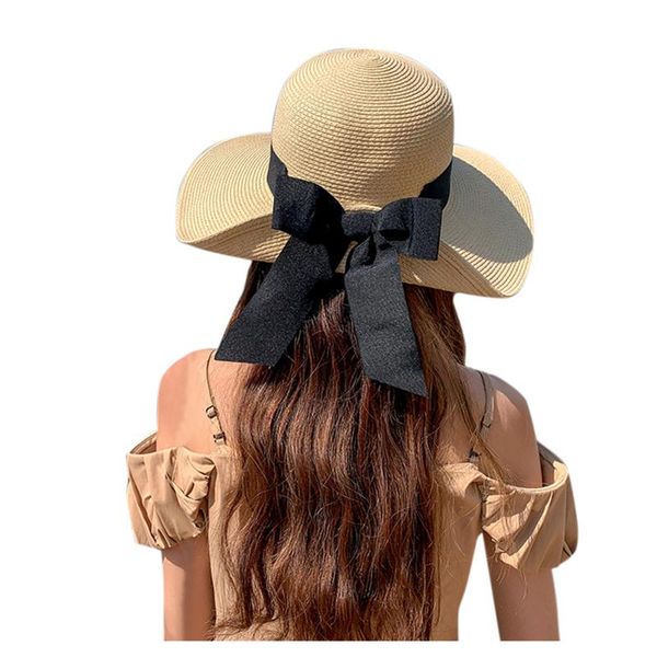 wide brim hats french ribbon panama straw hat women beach style summer bow fisherman female male sunhat lady, Blue;gray
wide brim hats french ribbon panama straw hat women beach style summer bow fisherman female male sunhat lady, Blue;gray