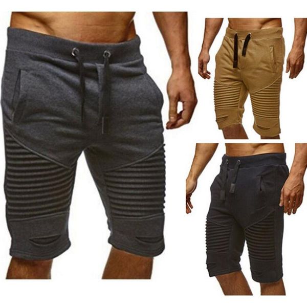 men's shorts mens joggers pants male pleated sweatpants keen length streetwear short casual ripped hip hop man clothes, White;black
men's shorts mens joggers pants male pleated sweatpants keen length streetwear short casual ripped hip hop man clothes, White;black