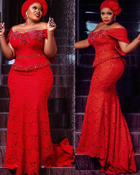 2022 plus size arabic aso ebi red mermaid prom dresses beaded crystals vintage evening formal party second reception birthday engagement gow, Black
2022 plus size arabic aso ebi red mermaid prom dresses beaded crystals vintage evening formal party second reception birthday engagement gow, Black