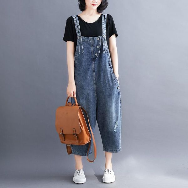 women's jumpsuits & rompers women jumpsuit playsuit straps washed blue overalls womens loose casual jeans playsuits salopette femme en, Black;white
women's jumpsuits & rompers women jumpsuit playsuit straps washed blue overalls womens loose casual jeans playsuits salopette femme en, Black;white