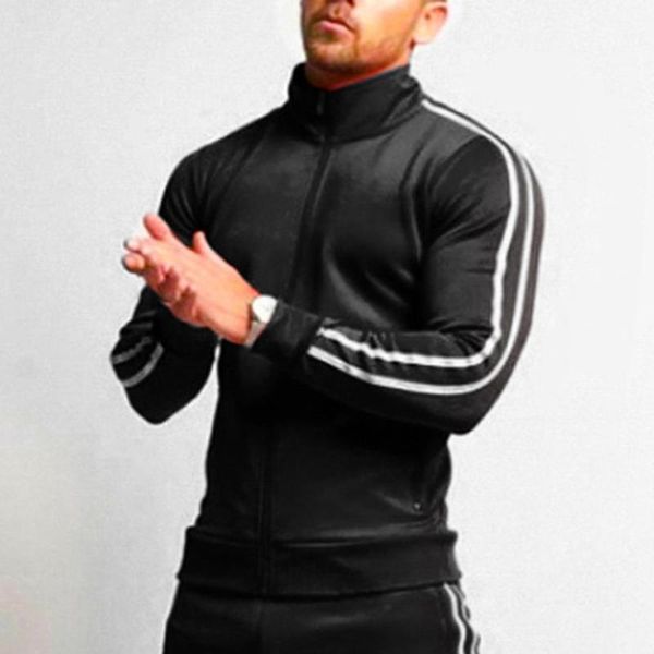 men's jackets fashion side stripes jacket men streetwear hooded windbreaker coat nice autumn casual male, Black;brown
men's jackets fashion side stripes jacket men streetwear hooded windbreaker coat nice autumn casual male, Black;brown