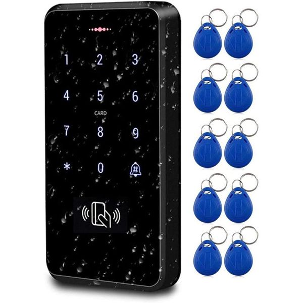 keychains waterproof rfid keypad,3000 users capacity,125khz stand-alone access control press screen panel,can be installed outdoor, Silver
keychains waterproof rfid keypad,3000 users capacity,125khz stand-alone access control press screen panel,can be installed outdoor, Silver