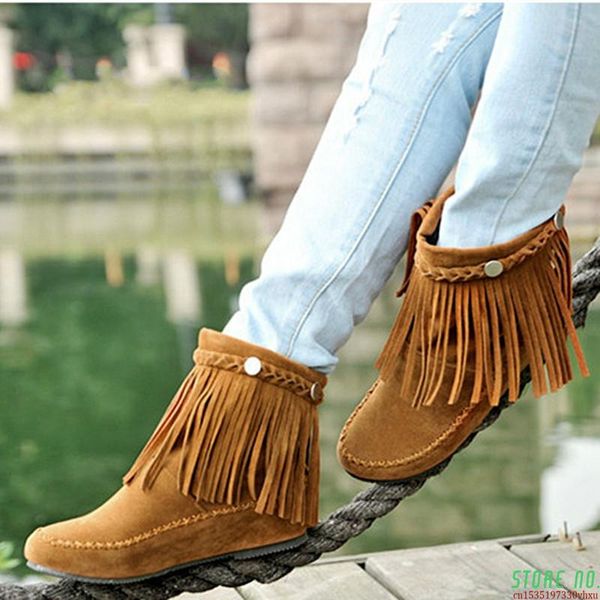 boots women's shoes ankle plus size 34-45 fashion tassel autumn winter boot for women female woman, Black
boots women's shoes ankle plus size 34-45 fashion tassel autumn winter boot for women female woman, Black
